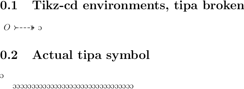 Using \textipa{x} inside tikzcd (maths) environment